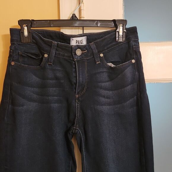 Paige Denim Verdugo Ankle Dark Wash Jeans Size 28 US 6 - Picture 2 of 8